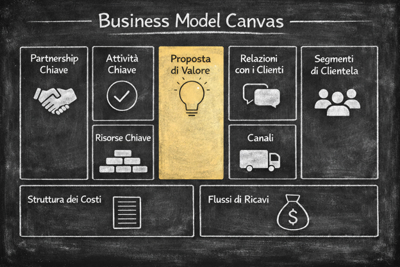 Business Model Canvas, ideato da Alexander Osterwalder